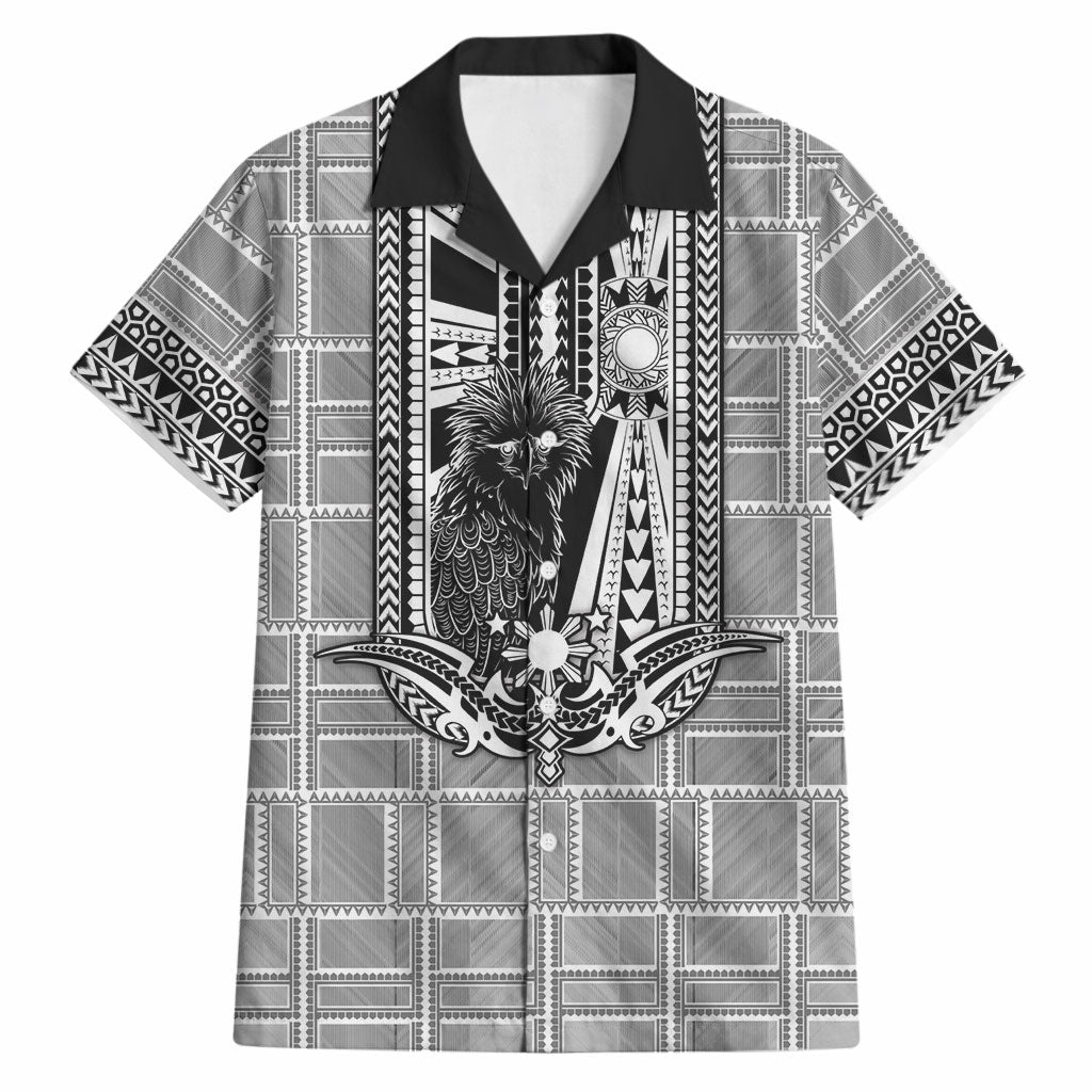 Mabuhay Philippines Festival Hawaiian Shirt Philippine Eagle Sun Three Stars Barong Pattern