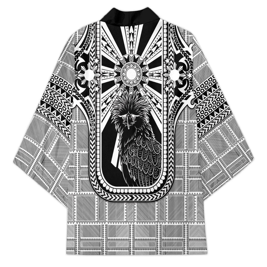 Mabuhay Philippines Festival Kimono Philippine Eagle Sun Three Stars Barong Pattern DT05 - Polynesian Pride