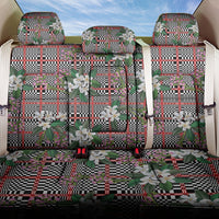 Red Binakol Motifs With Jasminum Sambac Back Car Seat Cover Mabuhay Philippines Festival DT05 One Size Red - Polynesian Pride