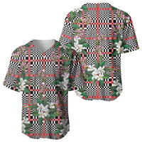 Red Binakol Motifs With Jasminum Sambac Baseball Jersey Mabuhay Philippines Festival DT05 - Polynesian Pride