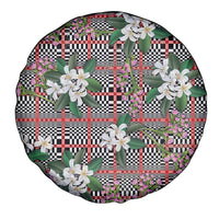 Red Binakol Motifs With Jasminum Sambac Spare Tire Cover Mabuhay Philippines Festival DT05 - Polynesian Pride