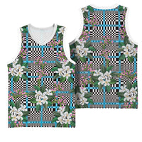 Blue Binakol Motifs With Jasminum Sambac Basketball Jersey Mabuhay Philippines Festival DT05 - Polynesian Pride