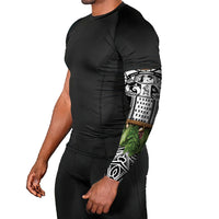 Polynesia Maui Black Tattoo Inspired Arm Sleeves Tropical Leaf Skirt Costume DT05 - Polynesian Pride