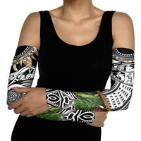 Polynesia Maui Black Tattoo Inspired Arm Sleeves Tropical Leaf Skirt Costume DT05 - Polynesian Pride