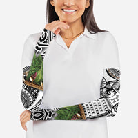 Polynesia Maui Black Tattoo Inspired Arm Sleeves Tropical Leaf Skirt Costume DT05 - Polynesian Pride