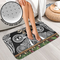 Polynesia Maui Black Tattoo Inspired Bathroom Set Tropical Leaf Skirt Costume DT05 - Polynesian Pride