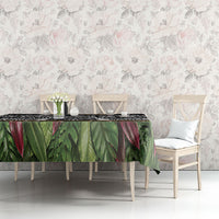 Polynesia Maui Black Tattoo Inspired Tablecloth Tropical Leaf Skirt Costume DT05 - Polynesian Pride