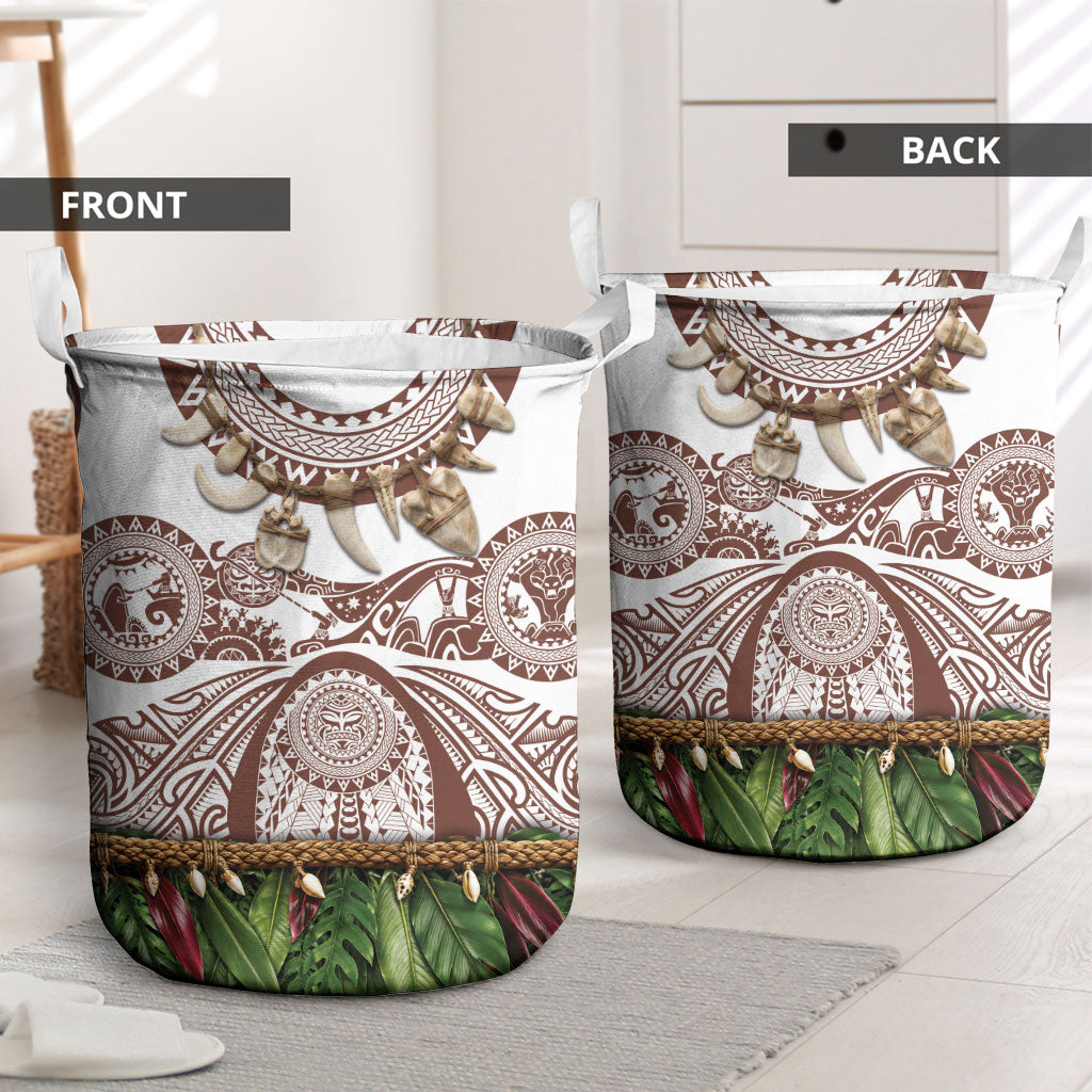 Polynesia Maui Umber Tattoo Inspired Laundry Basket Tropical Leaf Skirt Costume DT05 - Polynesian Pride