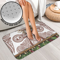 Polynesia Maui Umber Tattoo Inspired Bathroom Set Tropical Leaf Skirt Costume DT05 - Polynesian Pride