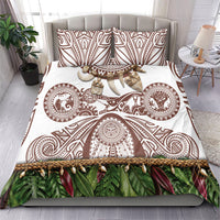 Polynesia Maui Umber Tattoo Inspired Bedding Set Tropical Leaf Skirt Costume DT05 - Polynesian Pride