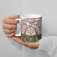 Polynesia Maui Umber Tattoo Inspired Ceramic Mug Tropical Leaf Skirt Costume DT05 - Polynesian Pride