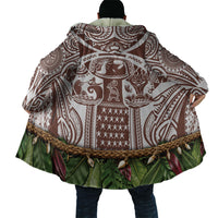 Polynesia Maui Umber Tattoo Inspired Cloak Tropical Leaf Skirt Costume DT05 - Polynesian Pride