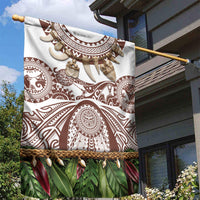 Polynesia Maui Umber Tattoo Inspired Garden Flag Tropical Leaf Skirt Costume DT05 - Polynesian Pride