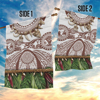 Polynesia Maui Umber Tattoo Inspired Garden Flag Tropical Leaf Skirt Costume DT05 - Polynesian Pride