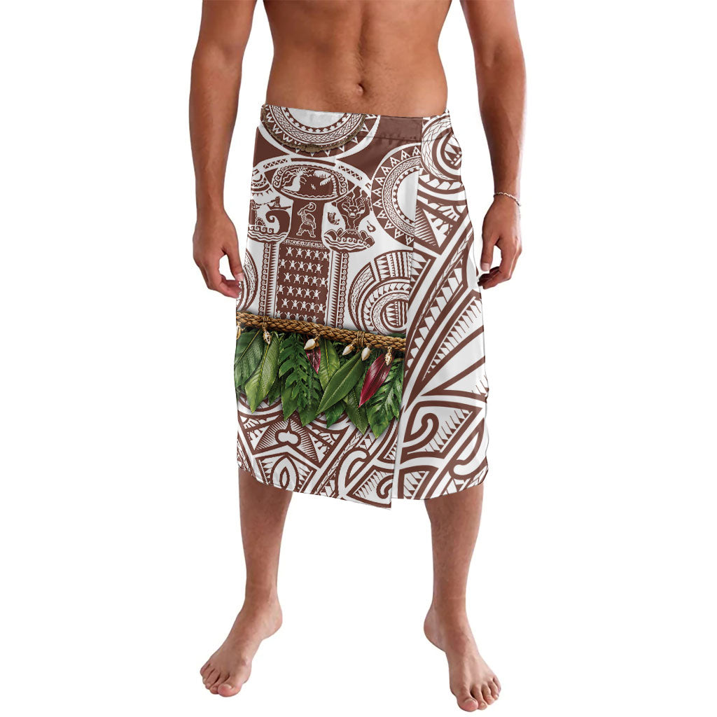 Polynesia Maui Umber Tattoo Inspired Lavalava Tropical Leaf Skirt Costume