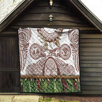 Polynesia Maui Umber Tattoo Inspired Quilt Tropical Leaf Skirt Costume DT05 - Polynesian Pride