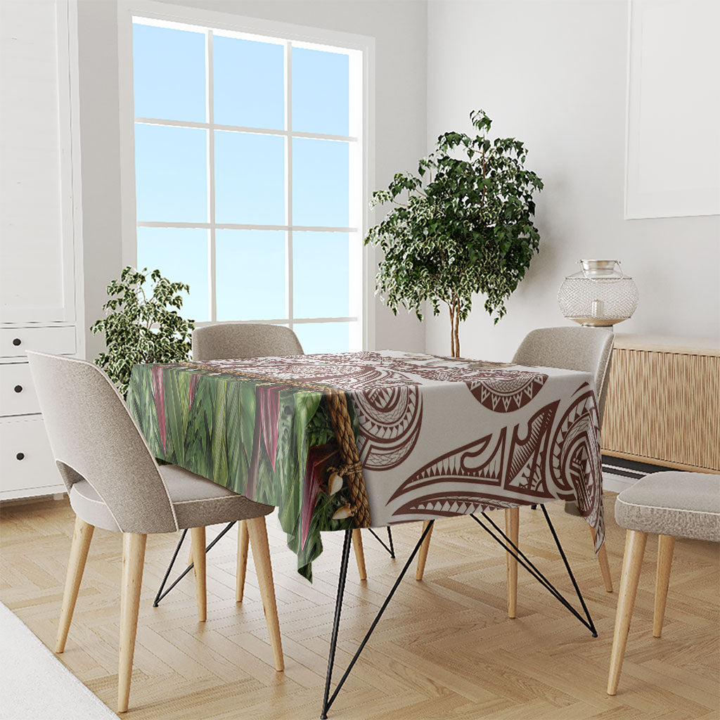Polynesia Maui Umber Tattoo Inspired Tablecloth Tropical Leaf Skirt Costume DT05 - Polynesian Pride