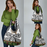 Polynesia Maui White Tattoo Inspired Grocery Bag Tropical Leaf Skirt Costume DT05 - Polynesian Pride
