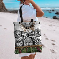 Polynesia Maui White Tattoo Inspired Tote Bag Tropical Leaf Skirt Costume DT05 - Polynesian Pride