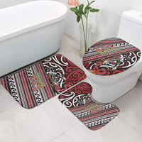 Maori Language Week Bathroom Set Ake Ake Ake Tribal Patterns