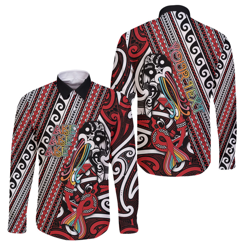 Personalised Maori Language Week Family Matching Off Shoulder Maxi Dress and Hawaiian Shirt Ake Ake Ake Tribal Patterns