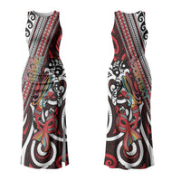 Personalised Maori Language Week Family Matching Tank Maxi Dress and Hawaiian Shirt Ake Ake Ake Tribal Patterns