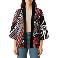 Personalised Maori Language Week Kimono Ake Ake Ake Tribal Patterns