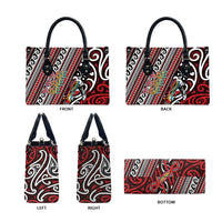 Maori Language Week Leather Bag Ake Ake Ake Tribal Patterns
