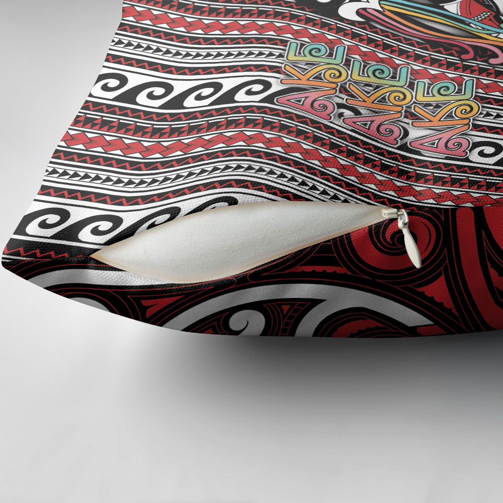 Maori Language Week Pillow Cover Ake Ake Ake Tribal Patterns