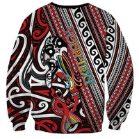 Personalised Maori Language Week Sweatshirt Ake Ake Ake Tribal Patterns