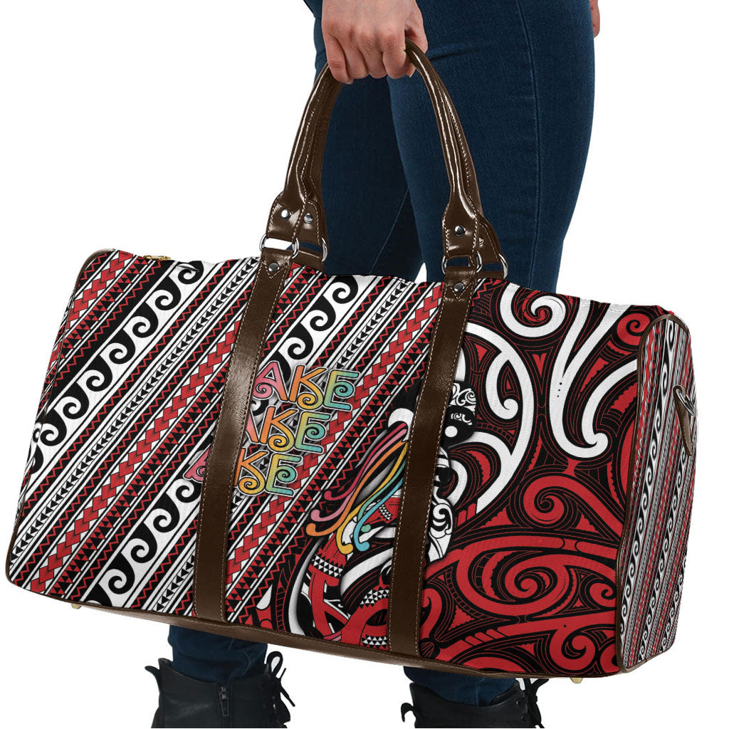 Maori Language Week Travel Bag Ake Ake Ake Tribal Patterns