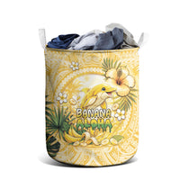 Hawaii Banana Dolphin Laundry Basket Cute Cosplay Naiʻa Fish Tribal Patterns DT05 - Polynesian Pride