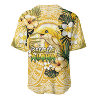 Hawaii Banana Dolphin Baseball Jersey Cute Cosplay Naiʻa Fish Tribal Patterns DT05 - Polynesian Pride