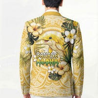 Hawaii Banana Dolphin Blazer Cute Cosplay Naiʻa Fish Tribal Patterns DT05 - Polynesian Pride