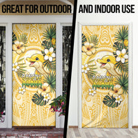 Hawaii Banana Dolphin Door Cover Cute Cosplay Naiʻa Fish Tribal Patterns DT05 - Polynesian Pride