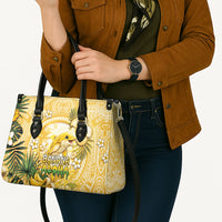 Hawaii Banana Dolphin Leather Bag Cute Cosplay Naiʻa Fish Tribal Patterns DT05 - Polynesian Pride