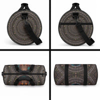 3D Illusion Haunted Tiki Totem Halloween Duffle Bag Polynesian Wood Spirit Fiery DT05 - Polynesian Pride