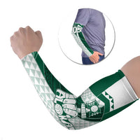 Custom Hawaii Volleyball Arm Sleeves Shaka Aloha Hand