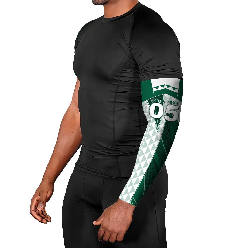 Custom Hawaii Volleyball Arm Sleeves Shaka Aloha Hand