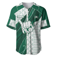 Custom Hawaii Volleyball Baseball Jersey Shaka Aloha Hand