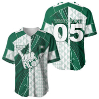 Custom Hawaii Volleyball Baseball Jersey Shaka Aloha Hand