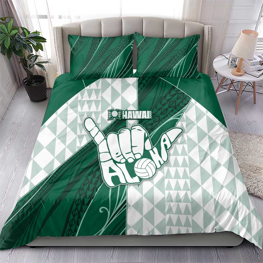 Hawaii Volleyball Bedding Set Shaka Aloha Hand DT05 - Polynesian Pride