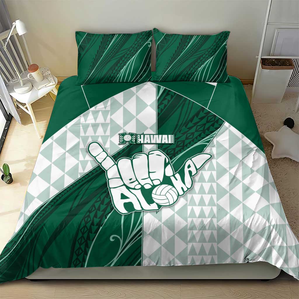 Hawaii Volleyball Bedding Set Shaka Aloha Hand DT05 - Polynesian Pride