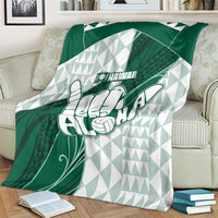 Hawaii Volleyball Blanket Shaka Aloha Hand