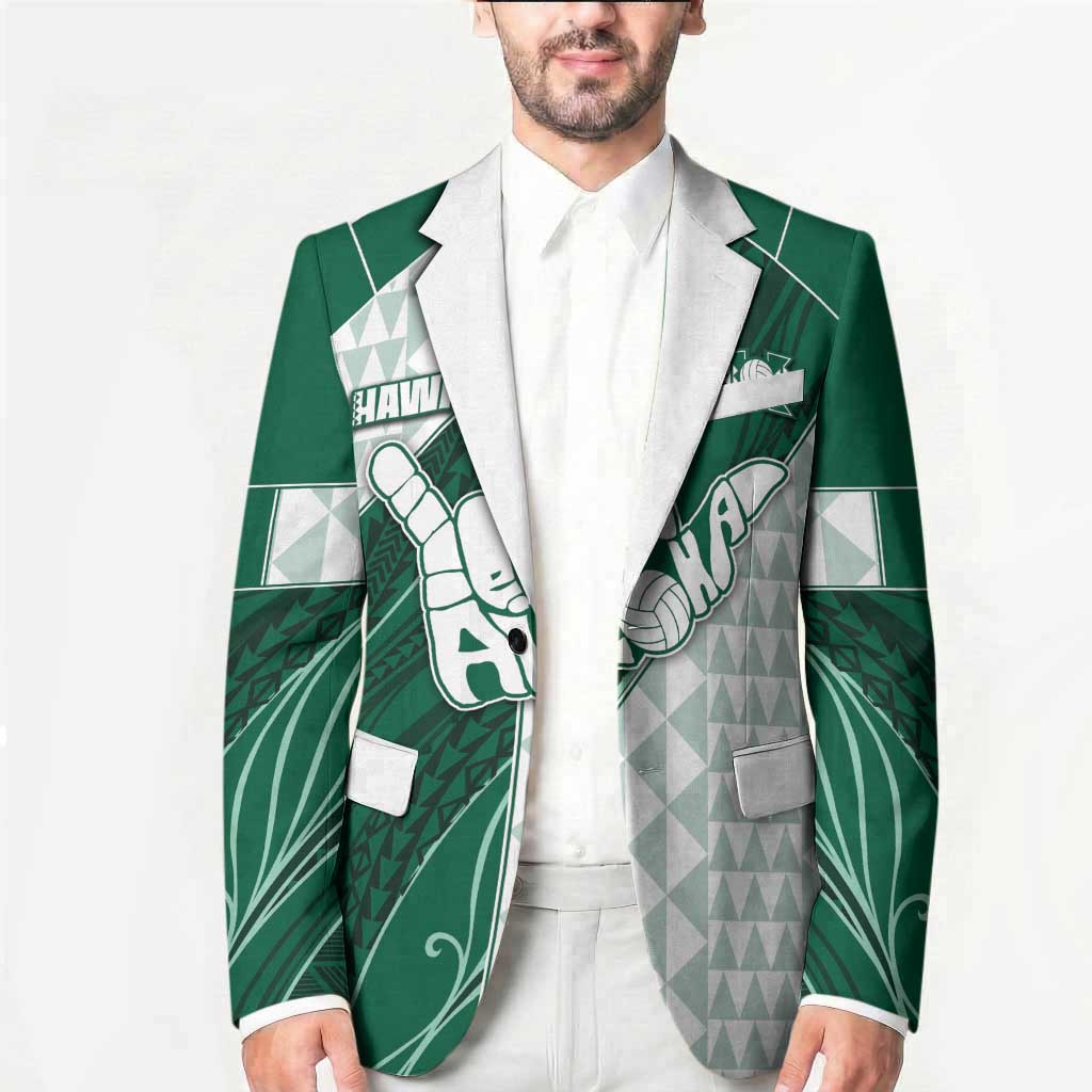 Custom Hawaii Volleyball Blazer Shaka Aloha Hand