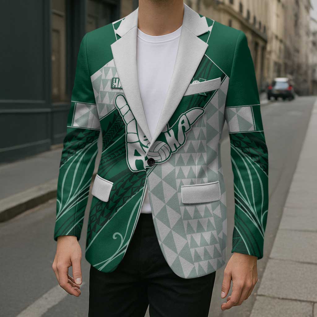 Custom Hawaii Volleyball Blazer Shaka Aloha Hand