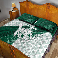 Hawaii Volleyball Quilt Bed Set Shaka Aloha Hand DT05 - Polynesian Pride
