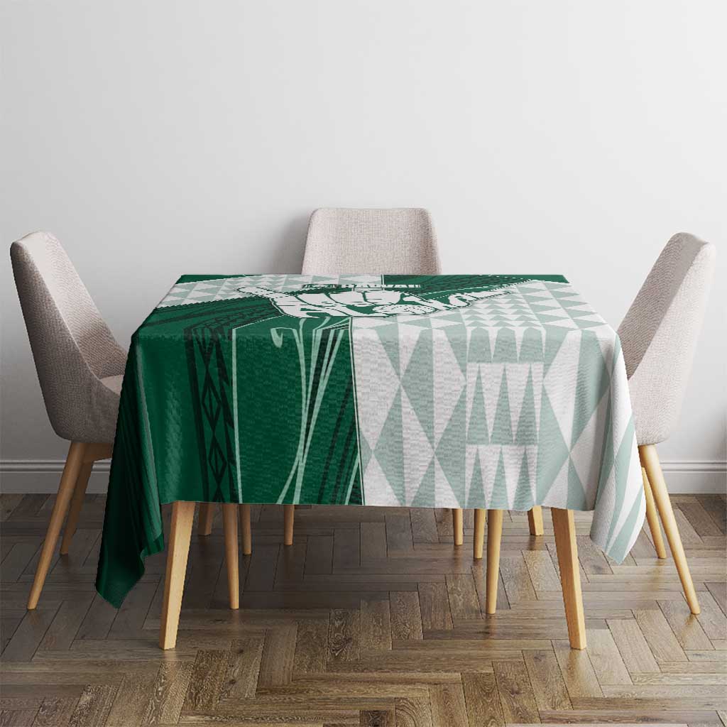 Hawaii Volleyball Tablecloth Shaka Aloha Hand
