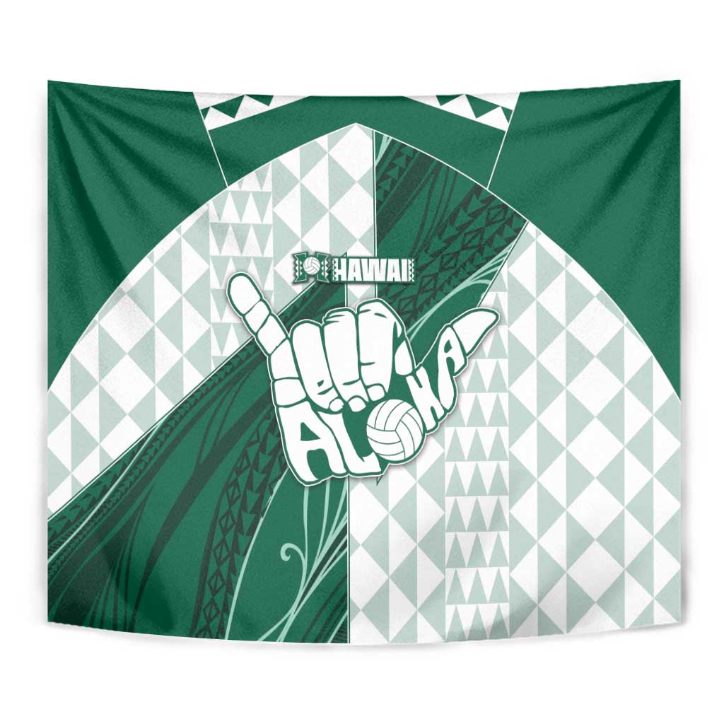 Hawaii Volleyball Tapestry Shaka Aloha Hand DT05 - Polynesian Pride
