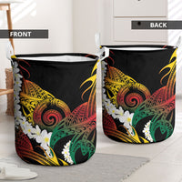 Piko Hawaiian Laundry Basket Gradient Spiral Plumeria Tribal Patterns